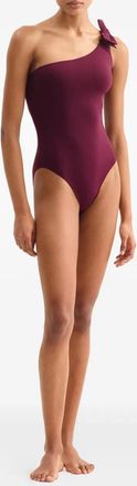 Eres Womens One-Shoulder Bow-Embellished Swimsuit Aw25 W