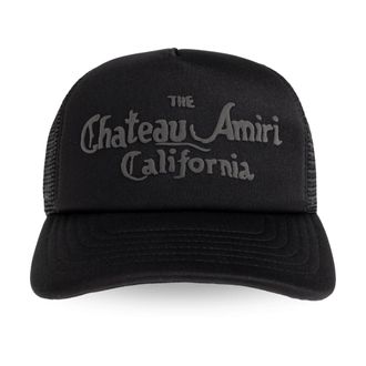 Amiri Caps, male, Black, Size: ONE SIZE Lettering-print Baseball Cap