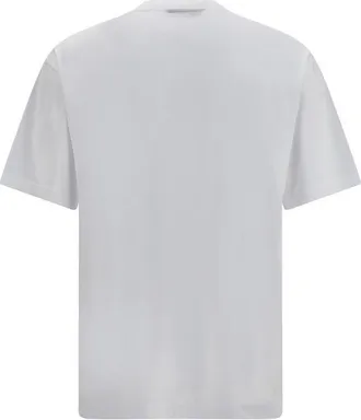 Gucci Mens White Cotton T-Shirt