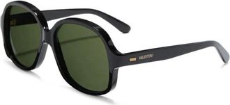 Valentino Zonnebril - unisex - Zonnebrillen - Zwart - 59 MM - Accessoires