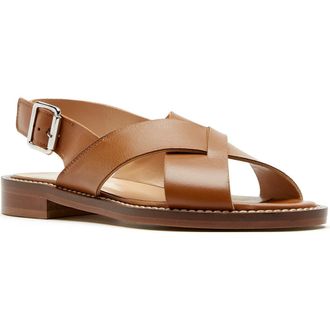 La Canadienne Tracy Slingback Sandal in Camel at Nordstrom, Size 6.5