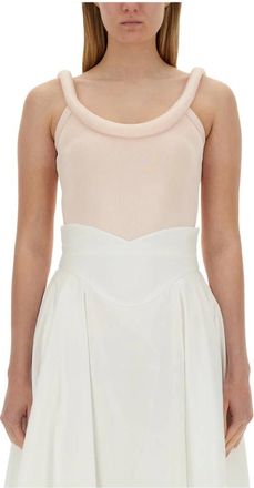 Alexander McQueen Tops, Dames, Roze, S, Tops With Logo