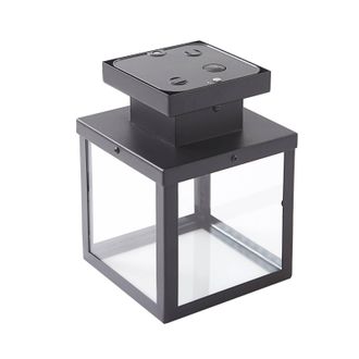 Lindby L&aacute;mpara De Techo mandus En Negro Acero - Lindby