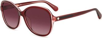Kate Spade New York Tamera/F/S Asian Fit C9A/3X Womens Sunglasses Red Size 59