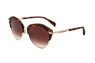 Rag & Bone RNB1080/G/S 0086 3X Havana Gold/Brown Pink Gradient