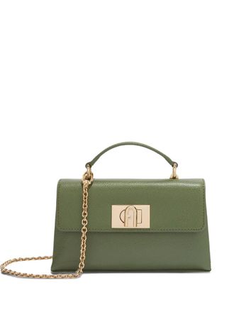 Furla 1927 chain-strap flap mini bag - Green
