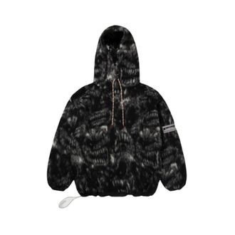 Aries Oversized Monster Fleece Hoodie Pullover - Heren - Hoodies - Zwart - M - Katoen - Hoodies & sweatvesten