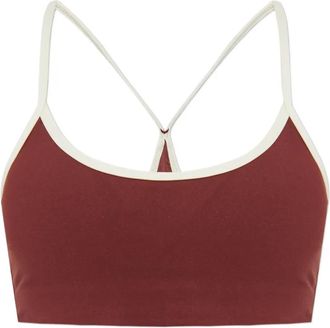 The Upside Samara contrast-trim sports bra - Brown