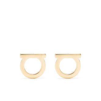 Ferragamo Gancini Stud Earrings