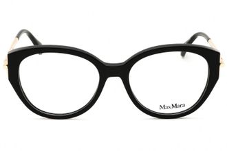 Max Mara MM5116 Round Acetate Eyeglasses - Black