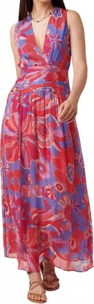 Rixo Cecelia Print Sleeveless Maxi Dress In Miami