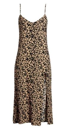 Reformation Animal Print Crimini Dress Size XS