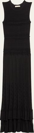 Ulla Johnson Mirelle Textured Knit Maxi Dress