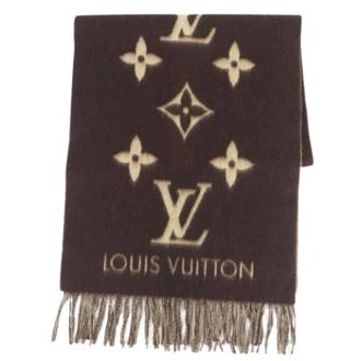 Louis Vuitton Pre-owned Scarves, female, Brown, Size: ONE SIZE Pre-owned Stole