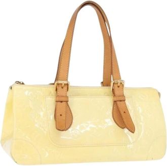Louis Vuitton Pre-owned Handbags, female, Yellow, Size: ONE SIZE Pre-owned Canvas Handbag