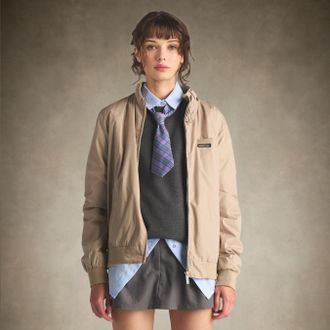 Members Only Womens Classic Iconic Racer Jacket (Slim Fit)