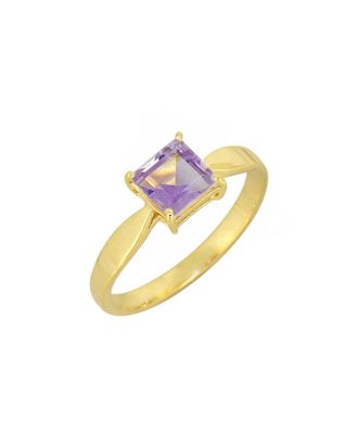 Tiramisu 14K Plated 0.75 ct. tw. Amethyst Ring