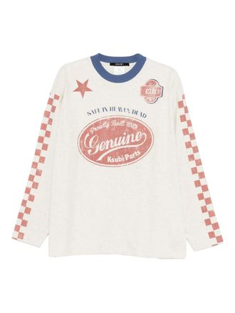 Ksubi Pitt Lane long-sleeve T-shirt - women - Cotton - S - Neutrals