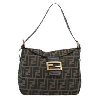 Fendi Pre-owned Vintage Schoudertas - Dames - Pre-owned - Bruin - Maat: ONE Size Leer