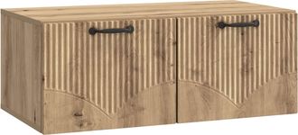 vidaXL Mueble Para Tv De Pared 78,5 X 41 X 30 Cm Roble Artisan Vidaxl