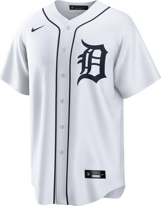 Nike Justin Verlander Detroit Tigers Nike Mens MLB Replica Jersey in White | T770DGW1DT7-CE0