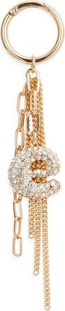 Chelsea28 Pav&eacute; Crystal Inital Bag Charm in E- Clear- Gold at Nordstrom