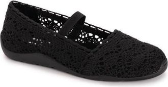 Muk Luks Shelby Ballerina Shoe in Black at Nordstrom, Size 9