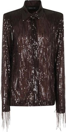 Federica Tosi Donna, Camicette, Marrone, S, new