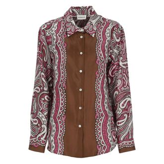 P.A.R.O.S.H. Shirts, female, Multicolor, Size: S Silk Shirt