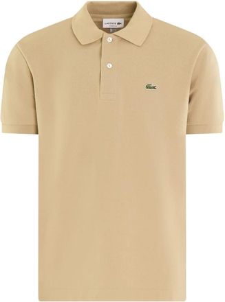 Lacoste Beige Polo Shirt Klassieke Stijl - Heren - Polos - Beige - XL - Tops