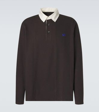 Wales Bonner City cotton-blend polo shirt