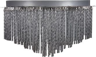 Beliani Chandelier FIRVIDA Metal Silver