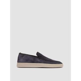 Officine Creative Herbie 011 Suede Loafers in Blue at Nordstrom, Size 44