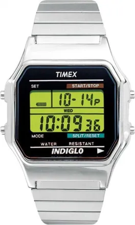 Timex Classic Digital Quartz Green Dial Mens Watch T78582