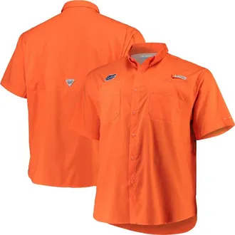 Columbia Mens Columbia Orange Florida Gators Big & Tall Collegiate Tamiami Button-Down Shirt at Nordstrom, Size Xxx-Large