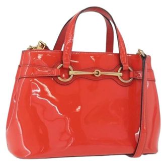 Gucci Pre-owned Handbags, female, Red, Size: ONE SIZE Pre-owned Vintage Hand Bag