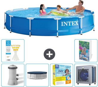 Intex Piscina Con Estructura Redonda - 366x76 Cm - 7-piezas S258