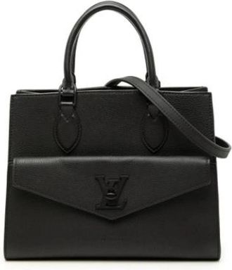 Louis Vuitton Pre-owned Vintage Handbag - Dames - Vintage Handtas - Zwart - ONE Size - Leer - Vintage