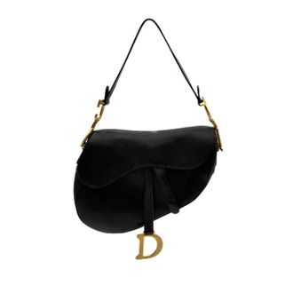 Dior Pre-owned Vintage Leren Schoudertas - Dames - Pre-owned - Zwart - Maat: ONE Size Leer