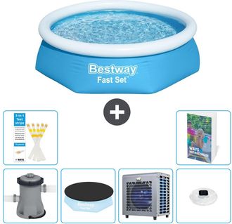 Bestway Piscina Bestway Fast Set Redonda - 244x61 Cm - 7-piezas S175