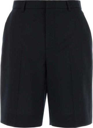 Gucci Dark Blue Wool Shorts
