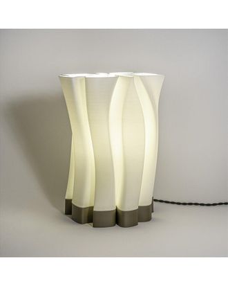 Jonathan Y Designs Jonathan Y Flame 13.5In 3D-Printed Dimmable Led Table Lamp