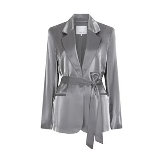 Dante6 Jourdan Blazer - Dames - Jassen - Grijs - Maat: L Satijn