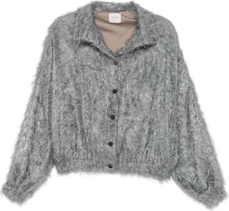 Alysi Mujer, Chaquetas, Gris, Talla: 2XS