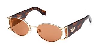 adidas OR0096 30U Mens Sunglasses Gold Size 54