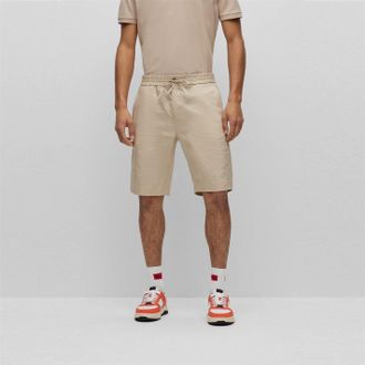 HUGO BOSS Hugo Mens Chino Shorts in Light Beige - Size Small