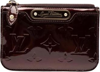 Louis Vuitton Pre-owned Wallets, female, Red, Size: ONE SIZE Pre-owned Leather Wallet