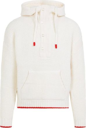 Casablanca Maglione con cappuccio - Bianco