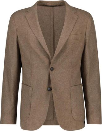 HUGO BOSS Blazers - Heren - Blazers - Bruin - L - Jassen
