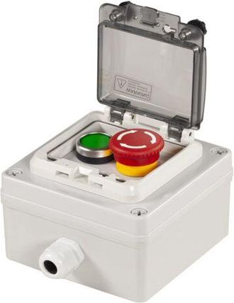 OEM Carcasa De Pulsador Ip67 Con Bot&oacute;n De Parada De Emergencia, Pulsador Verde Con Cubierta Protectora, Interruptor De Seguridad (ca/cc 6a-110v/3a-240v/2.